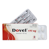 Dovel Irbesartan 150mg Domesco (H/28v) (viên nén dài)