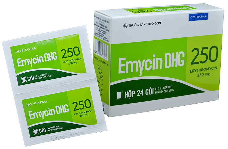 GIÁ THUỐC EMYCIN DHG 250 PHÙ HỢP ĐIỀU TRỊ CÁC BỆNH NHIỄM KHUẨN MÔ MỀM