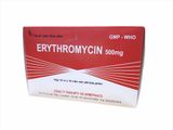 Erythromycin 500mg Armepharco (H/100v) (viên nén)