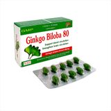 Ginkgo Biloba 80 Medisun (H/30V) (viên nang)