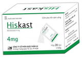 Hiskast Montelukast 4 mg DP 3/2 (H/28g)