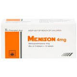 Menison 4mg Pymepharco (H/30v) (viên nén)