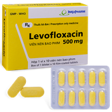 Levofloxacin 500mg Imexpharm (H/10v) (viên nén bao phim)