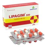 Lipagim Fenofibrat 300mg Agimexpharm (H/30v) (viên nang)