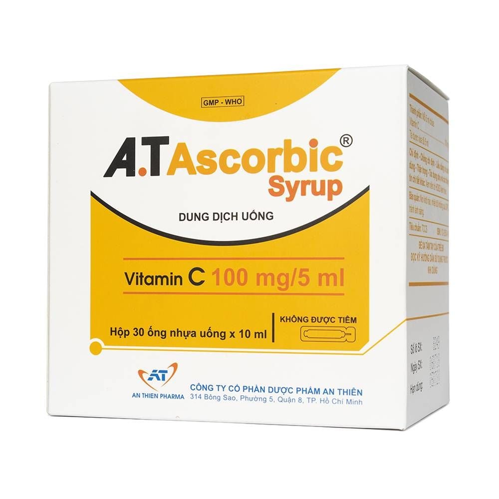 A.T Ascorbic An Thiên (H/30 ống/5ml)