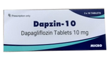 Dapzin - 10 Dapaglifozin Tablets 10mg Micro (H/30v) (viên nén)