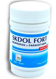 Skdol Fort Ibuprofen + Paracetamol 200mg/500mg PD Pharma (C/100v) (viên nén)