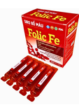 Siro bổ máu Folic Fe Dược phẩm quốc tế Việt Nam Anh Quốc Trường Đại Hưng (H/20o/10ml)