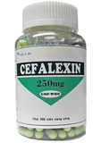 Cefalexin 250mg Tipharco (C/200v) (Xanh lá) (viên nang cứng)