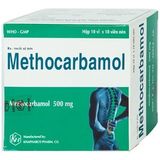 Methocarbamol 500mg Khapharco (H/100v) (Vỉ thường) (viên nén)