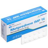 Metprednew Methylprednisolone 16mg Imexpharm (H/30v) (viên nén)