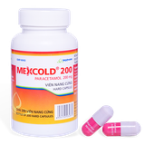 Mexcold 200 Paracetamol 200Mg Imexpharm (C/200V) (viên nang cứng)