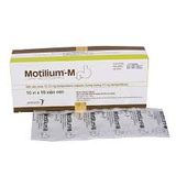 Motilium M 10Mg Janssen (H/100V) (viên nén)