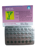 Ngừa Thai Ideal Cây Dừa (Vỉ/28V) ( Date cận)