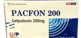 Pacfon 200 Cefpodoxim 200Mg Usp (H/10V)