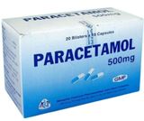 Paracetamol Caps 500mg Mekophar (H/200v) (Viên nang cứng)