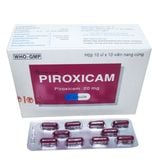 Piroxicam Cap 20mg  Khapharco (H/100v) (viên nang cứng)