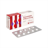 Rosuvastatin 10mg Stella (H/30v) (viên nén bao phim)