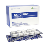 Agicipro Ciprofloxacin 500mg Agimexpharm (Thùng/80H/100v)