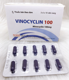 Vinocyclin Minocyclin 100mg Medisun (H/30v) (viên nang cứng)