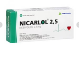 Nicarlol Nebivolol 2.5mg Agimexpharm (H/30V) (viên nén)