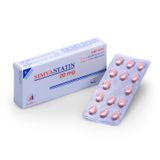 Simvastatin 20mg Domesco (H/14v) (viên nén)