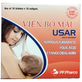 Viên Bổ máu Usar Usarichpharm (H/100v) (viên nang)