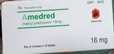 Amedred methylprednisolon 16mg donaipharm (H/30v) (viên nén)