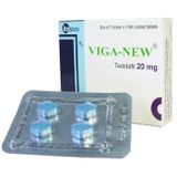 Viga-New Tadalafil 20mg - Armephaco (H/4v) (viên nén bao phim)