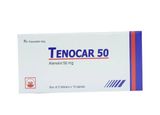 Tenocar Atenolol 50mg Pymepharco (H/30v) (viên nén)