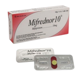 Mifrednor Mifepriston 10Mg Agimexpharm (H/1V) (viên nén)