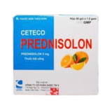 Prednisolon 5mg Ceteco (H/30g) (ngọt)