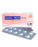 Usasolu - Predni Prenisolone 20mg Usarichpharm (H/20v) (viên nén phân tán)