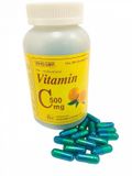 Vitamin C Acid Ascorbic 500mg Khapharco (C/200v)(Viên nang cứng)