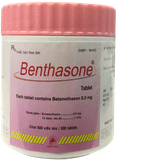 Benthasone Betamethasone 0,5Mg Donaipharma (C/500v) (viên nén)