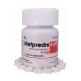 Metpredni A.T Methylprednisolon 4mg An Thiên (C/100v) (viên nén)