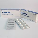 Clopivir Clopidogel 75mg Bidiphar (H/30v)
