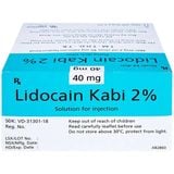 Lidocain Kabi 2% 40mg/2ml (H/100o/2ml)