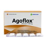 Agoflox Ofloxacin 200mg Agimexpharm (H/100V) (viên nén bao phim)