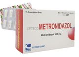 Ceteco Metronidazol 500mg (H/100v) (viên nang)
