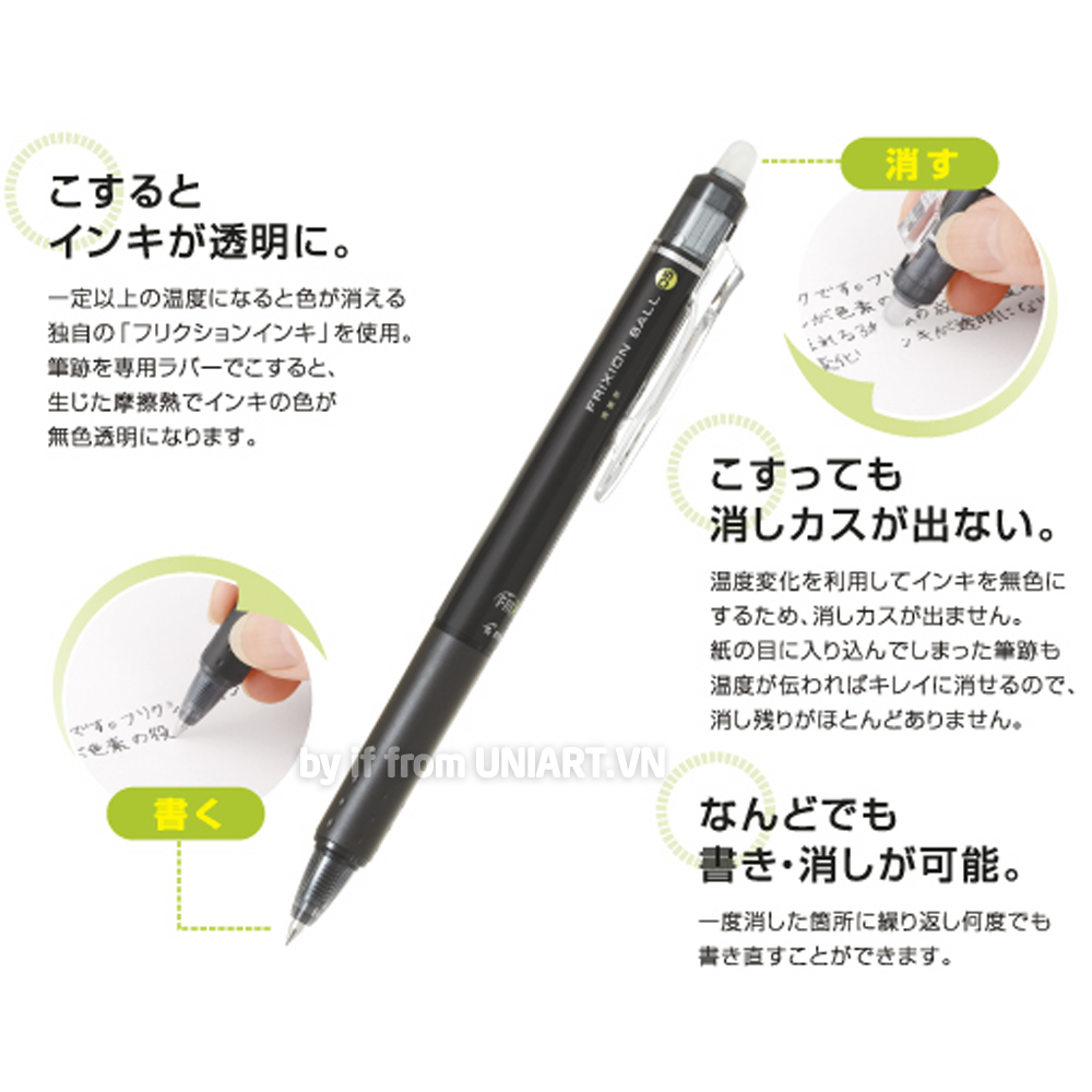  Bút bi xóa được PILOT Frixion Japan 0.5mm 