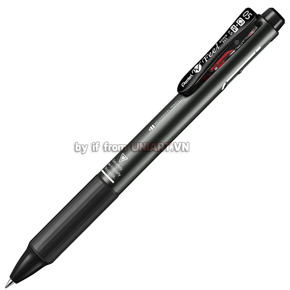  Bút đa năng Pentel Feel BXWB355 Japan 0.5mm 