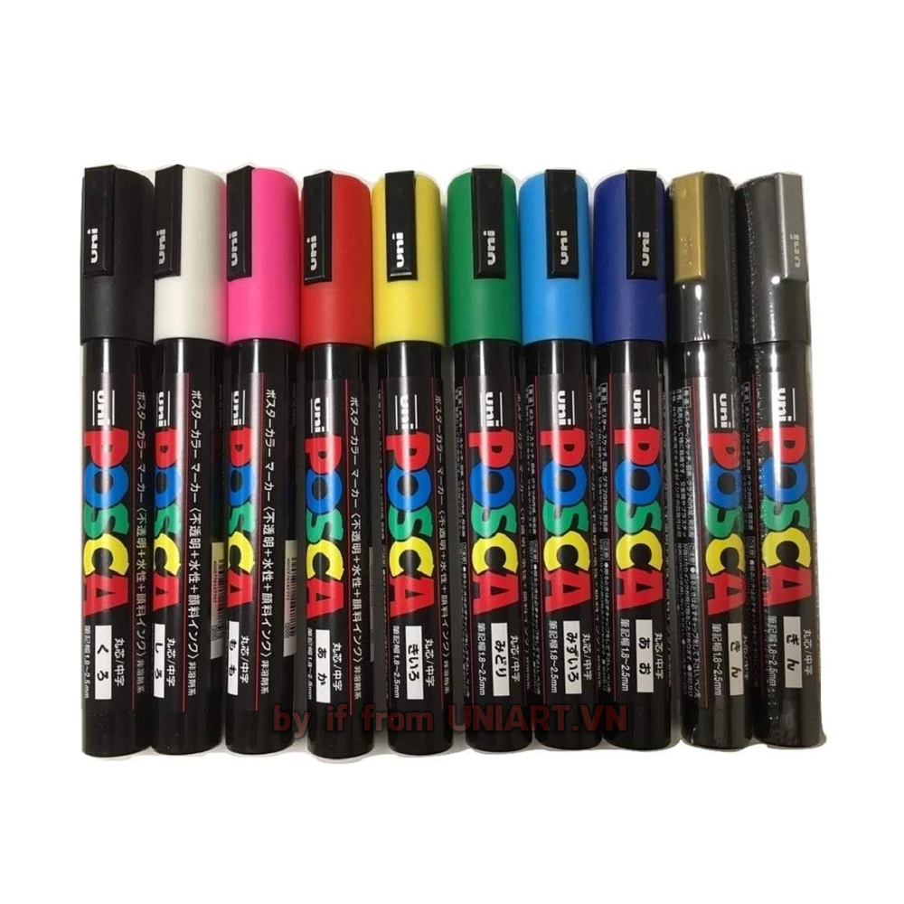  Bút vẽ POSCA Marker PC-5M ( CÂY LẺ ) 