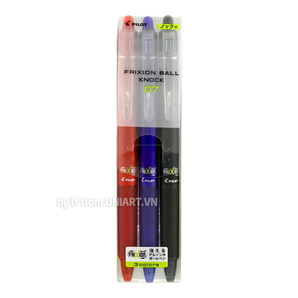  Bộ 3 bút bi xóa được PILOT Frixion Japan 0.7mm 