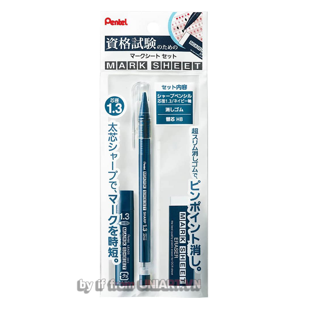  Bộ bút chì thi trắc nghiệm Pentel Mark Sheet 