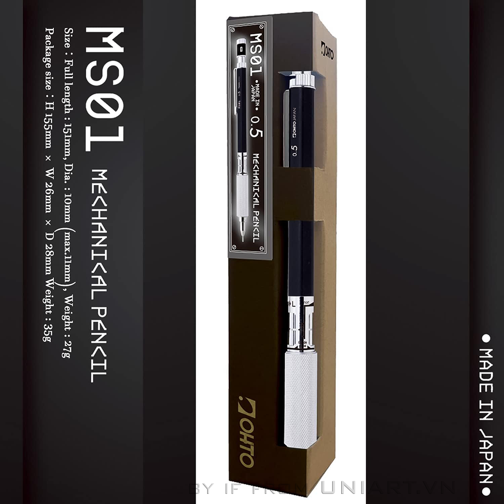  Siêu chì bấm OHTO MS01 Mechanical pencil 