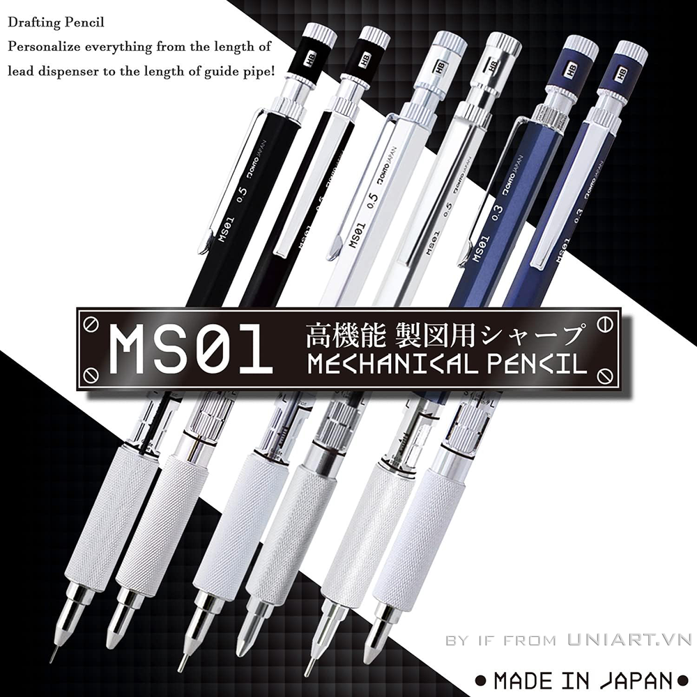  Siêu chì bấm OHTO MS01 Mechanical pencil 