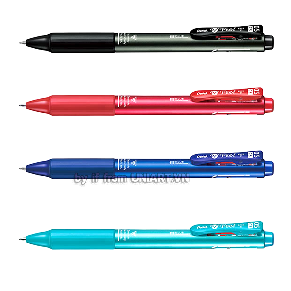  Bút bi cao cấp Pentel Feel BXCB35 3 màu 