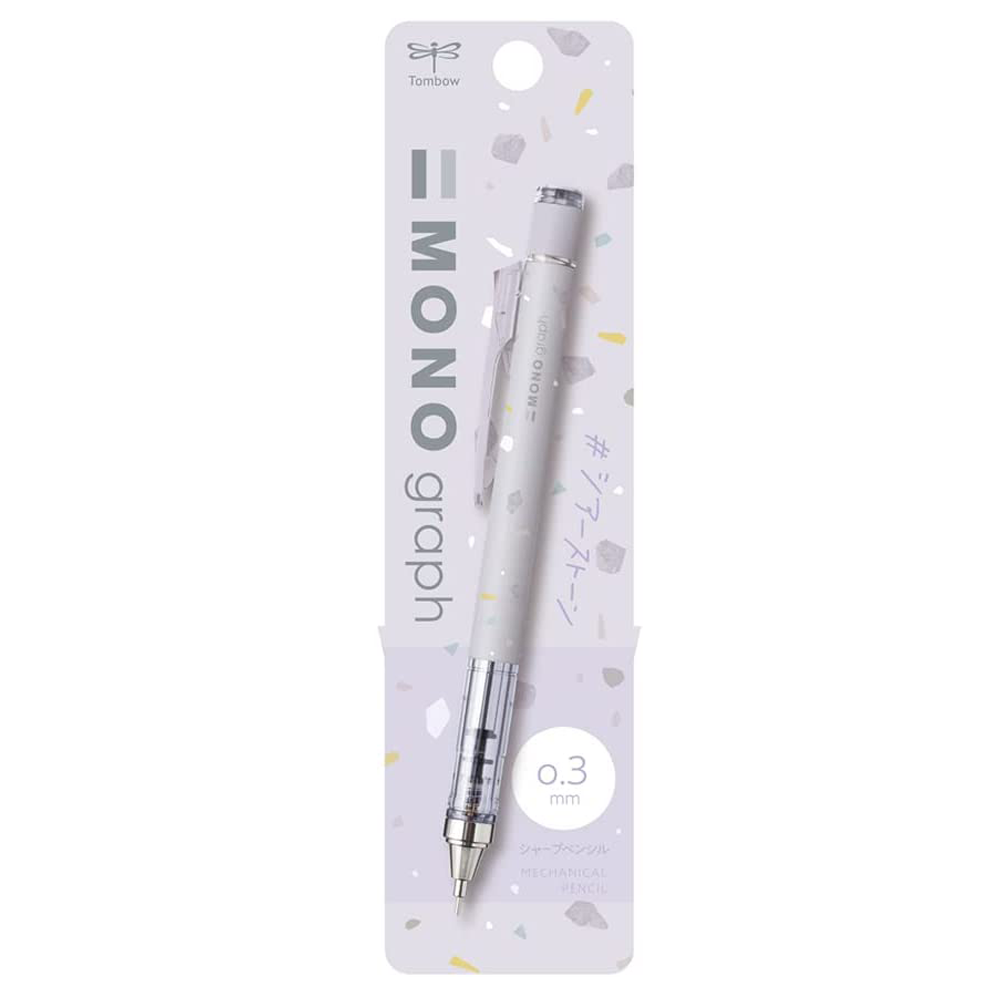  Bút chì bấm Tombow Monograph Bản giới hạn vân đá 0.3mm 