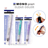  ( Model 2021 ) Bút chì bấm TOMBOW MONO GRAPH CLEAR COLOR 0.3/0.5mm 